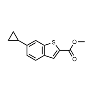 Methyl 6-cyclopropylbenzo[b]thiophene-2-carboxylate|CS-1166053