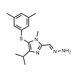 5-((3,5-Dimethylphenyl)thio)-2-(hydrazonomethyl)-4-isopropyl-1-methyl-1H-imidazole|CS-1166129