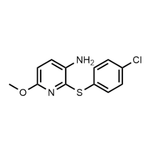 2-((4-Chlorophenyl)thio)-6-methoxypyridin-3-amine|CS-1166130