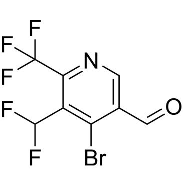4-Bromo-5-(difluoromethyl)-6-(trifluoromethyl)nicotinaldehyde|CS-1166146