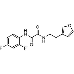 N1-(2,4-Difluorophenyl)-N2-(2-(furan-3-yl)ethyl)oxalamide|CS-1166215
