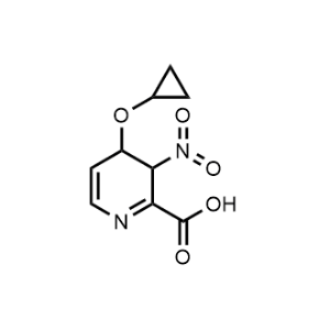 4-Cyclopropoxy-3-nitro-3,4-dihydropyridine-2-carboxylic acid|CS-1166221