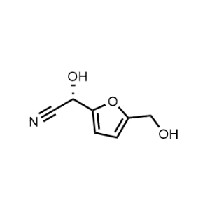 (S)-2-Hydroxy-2-(5-(hydroxymethyl)furan-2-yl)acetonitrile|CS-1166259