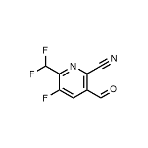 6-(Difluoromethyl)-5-fluoro-3-formylpicolinonitrile|CS-1166278