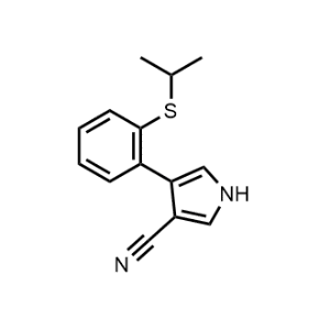 4-(2-(Isopropylthio)phenyl)-1H-pyrrole-3-carbonitrile|CS-1166336
