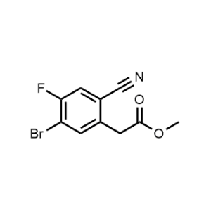 Methyl 2-(5-bromo-2-cyano-4-fluorophenyl)acetate|CS-1166350