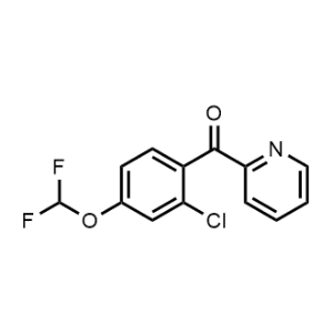 (2-Chloro-4-(difluoromethoxy)phenyl)(pyridin-2-yl)methanone|CS-1166430