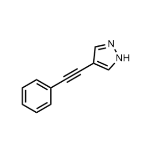 4-(Phenylethynyl)-1H-pyrazole|CS-1166532