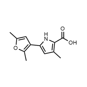 5-(2,5-Dimethylfuran-3-yl)-3-methyl-1H-pyrrole-2-carboxylic acid|CS-1166630