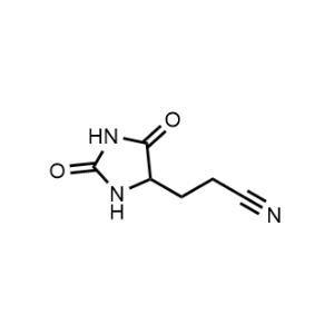 3-(2,5-Dioxoimidazolidin-4-yl)propanenitrile|CS-1166661
