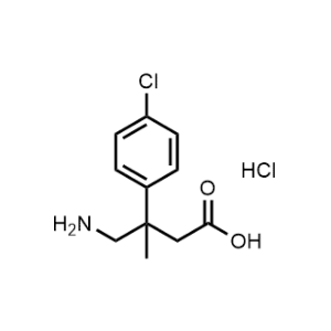4-Amino-3-(4-chlorophenyl)-3-methylbutanoic acid hydrochloride|CS-1166788