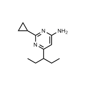 2-Cyclopropyl-6-(pentan-3-yl)pyrimidin-4-amine|CS-1166823
