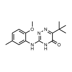 6-(Tert-butyl)-3-((2-methoxy-5-methylphenyl)amino)-1,2,4-triazin-5(4H)-one|CS-1166853