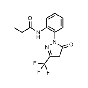 N-(2-(5-Oxo-3-(trifluoromethyl)-4,5-dihydro-1H-pyrazol-1-yl)phenyl)propionamide|CS-1167091