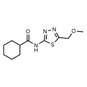 N-(5-(Methoxymethyl)-1,3,4-thiadiazol-2-yl)cyclohexanecarboxamide|CS-1167122