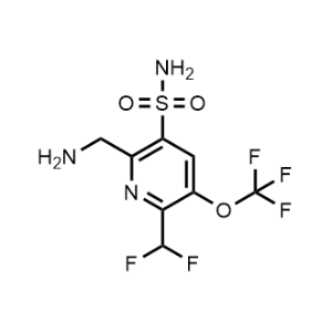 2-(Aminomethyl)-6-(difluoromethyl)-5-(trifluoromethoxy)pyridine-3-sulfonamide|CS-1167165