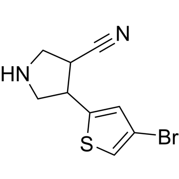 4-(4-Bromothiophen-2-yl)pyrrolidine-3-carbonitrile|CS-1167179