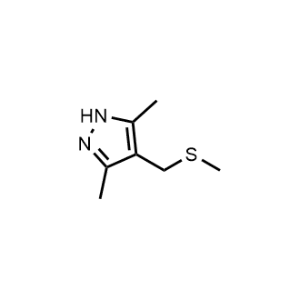3,5-Dimethyl-4-((methylthio)methyl)-1H-pyrazole|CS-1167180