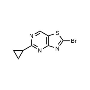 2-Bromo-5-cyclopropylthiazolo[4,5-d]pyrimidine|CS-1167282
