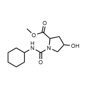 Methyl 1-(cyclohexylcarbamoyl)-4-hydroxypyrrolidine-2-carboxylate|CS-1167458