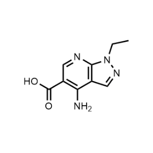 4-Amino-1-ethyl-1H-pyrazolo[3,4-b]pyridine-5-carboxylic acid|CS-1167485