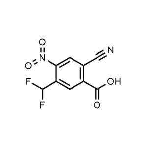 2-Cyano-5-(difluoromethyl)-4-nitrobenzoic acid|CS-1167515