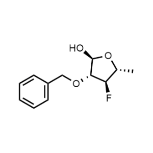 (2S,3R,4R,5R)-3-(Benzyloxy)-4-fluoro-5-methyltetrahydrofuran-2-ol|CS-1167570