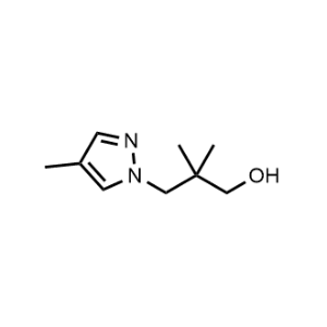 2,2-Dimethyl-3-(4-methyl-1H-pyrazol-1-yl)propan-1-ol|CS-1167575