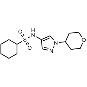 N-(1-(Tetrahydro-2H-pyran-4-yl)-1H-pyrazol-4-yl)cyclohexanesulfonamide|CS-1167658