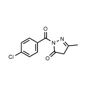 2-(4-Chlorobenzoyl)-5-methyl-2,4-dihydro-3H-pyrazol-3-one|CS-1167749