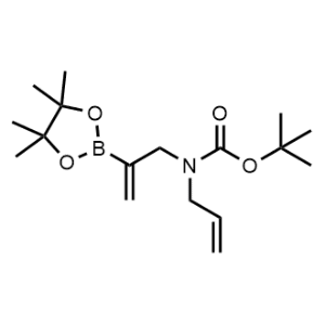 Tert-butyl allyl(2-(4,4,5,5-tetramethyl-1,3,2-dioxaborolan-2-yl)allyl)carbamate|CS-1167750