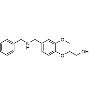 2-(2-Methoxy-4-(((1-phenylethyl)amino)methyl)phenoxy)ethan-1-ol|CS-1167864
