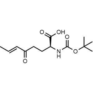 (S,E)-2-((Tert-butoxycarbonyl)amino)-5-oxooct-6-enoic acid|CS-1168075