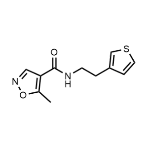 5-Methyl-N-(2-(thiophen-3-yl)ethyl)isoxazole-4-carboxamide|CS-1168106