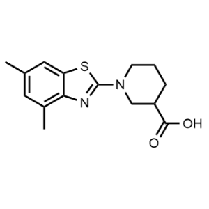 1-(4,6-Dimethylbenzo[d]thiazol-2-yl)piperidine-3-carboxylic acid|CS-1168144