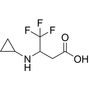 3-(Cyclopropylamino)-4,4,4-trifluorobutanoic acid|CS-1168280