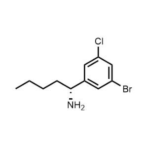 (R)-1-(3-Bromo-5-chlorophenyl)pentan-1-amine|CS-1168350