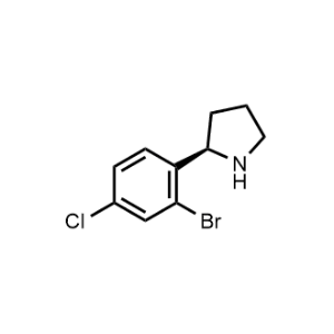 (R)-2-(2-Bromo-4-chlorophenyl)pyrrolidine|CS-1168360
