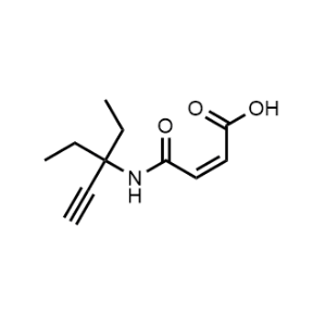 (Z)-4-((3-Ethylpent-1-yn-3-yl)amino)-4-oxobut-2-enoic acid|CS-1168398