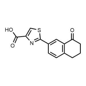 2-(8-Oxo-5,6,7,8-tetrahydronaphthalen-2-yl)thiazole-4-carboxylic acid|CS-1168452