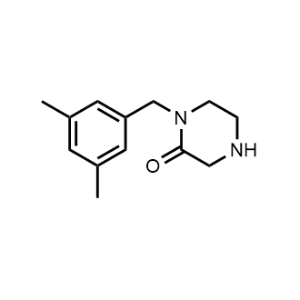 1-(3,5-Dimethylbenzyl)piperazin-2-one|CS-1168457