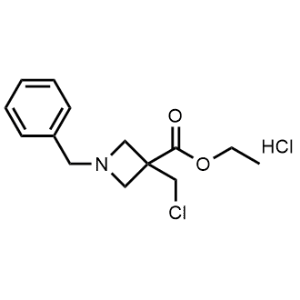 Ethyl 1-benzyl-3-(chloromethyl)azetidine-3-carboxylate hydrochloride|CS-1168566