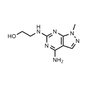 2-((4-Amino-1-methyl-1H-pyrazolo[3,4-d]pyrimidin-6-yl)amino)ethan-1-ol|CS-1168663
