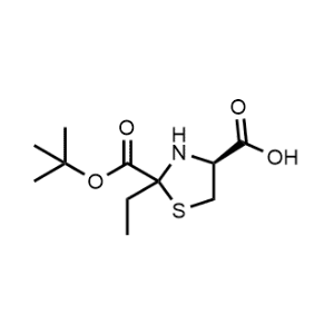 (4S)-2-(Tert-butoxycarbonyl)-2-ethylthiazolidine-4-carboxylic acid|CS-1168679