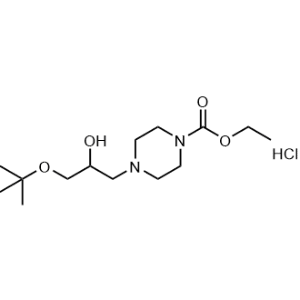 Ethyl 4-(3-(tert-butoxy)-2-hydroxypropyl)piperazine-1-carboxylate hydrochloride|CS-1168769