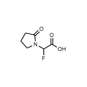 2-Fluoro-2-(2-oxopyrrolidin-1-yl)acetic acid|CS-1169033