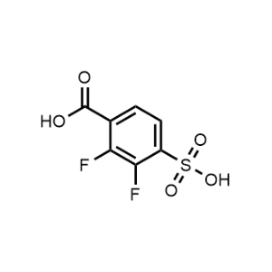 2,3-Difluoro-4-sulfobenzoic acid|CS-1169116