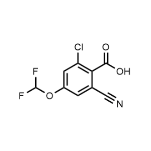 2-Chloro-6-cyano-4-(difluoromethoxy)benzoic acid|CS-1169170