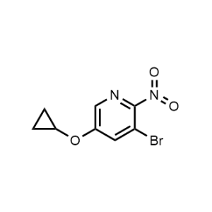 3-Bromo-5-cyclopropoxy-2-nitropyridine|CS-1169184