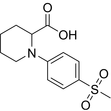 1-(4-(Methylsulfonyl)phenyl)piperidine-2-carboxylic acid|CS-1169191